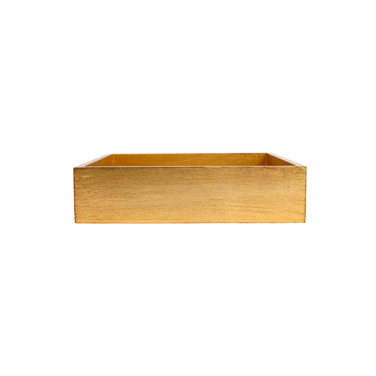 VIETRI Florentine Wooden Accessories Gold Dinner Napkin Holder
