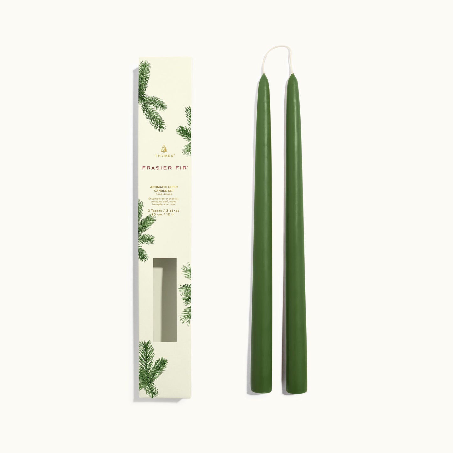 Thymes Frasier Fir Taper Candle Set