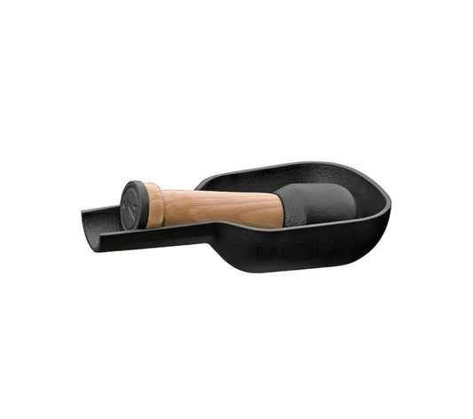 Oval Cast Iron Mortar & Pestle