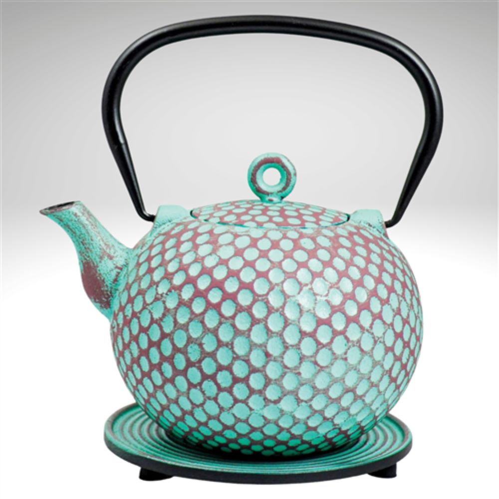 Dim Cast Iron Teapot with Trivet