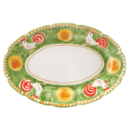 VIETRI Campagna Gallina Oval Platter