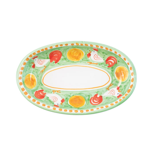 VIETRI Campagna Gallina Small Oval Tray