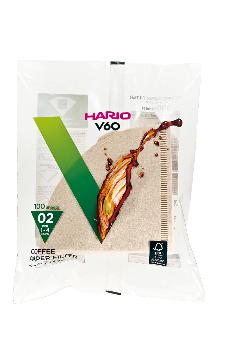 HARIO V60 Paper Filter Natural Brown