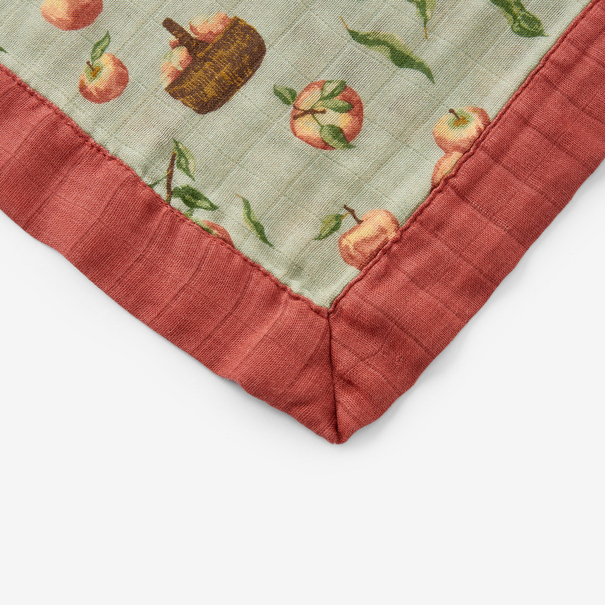 Milkbarn Apple Orchard Bamboo Mini Lovey Blanket