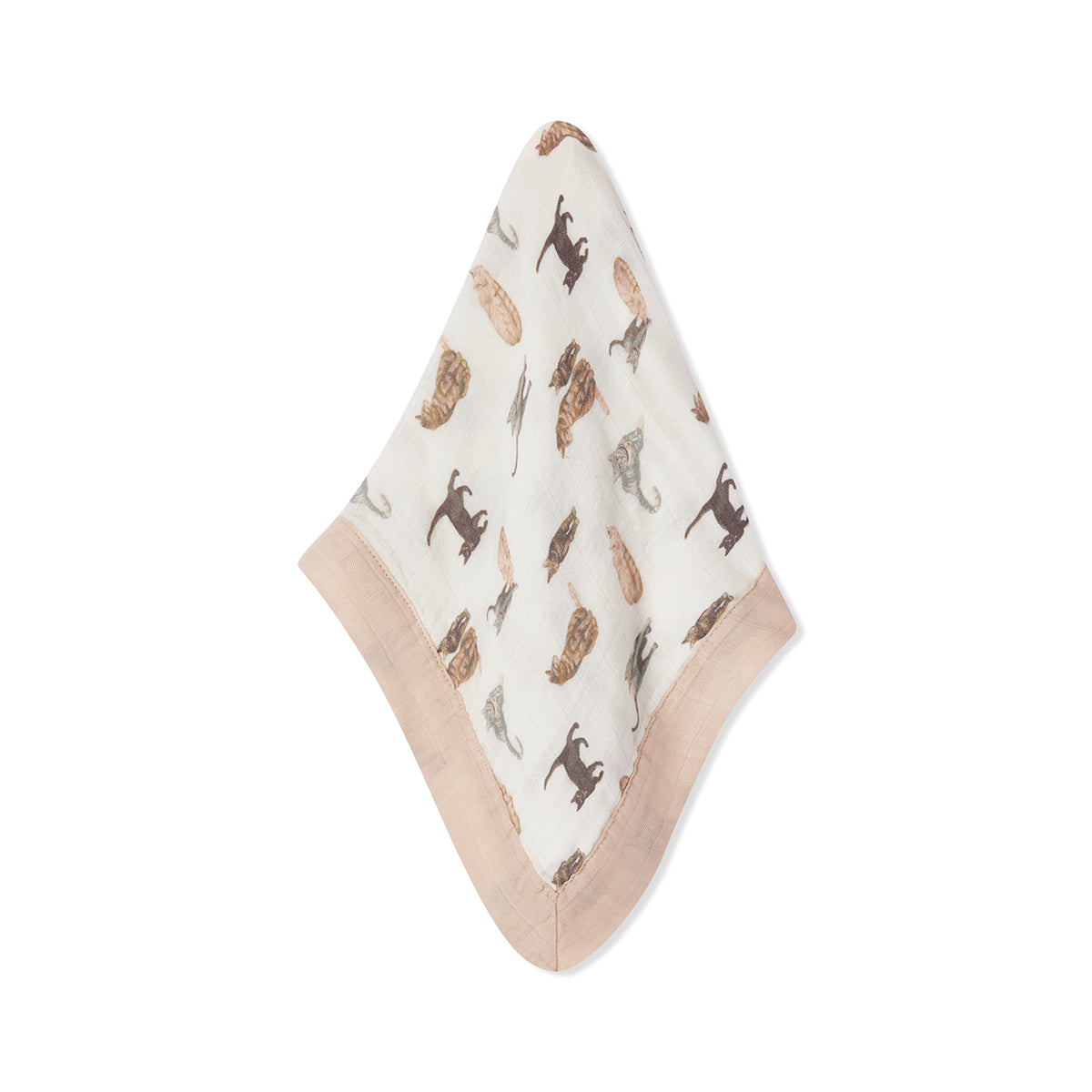 Milkbarn Cat Bamboo Mini Lovey Blanket