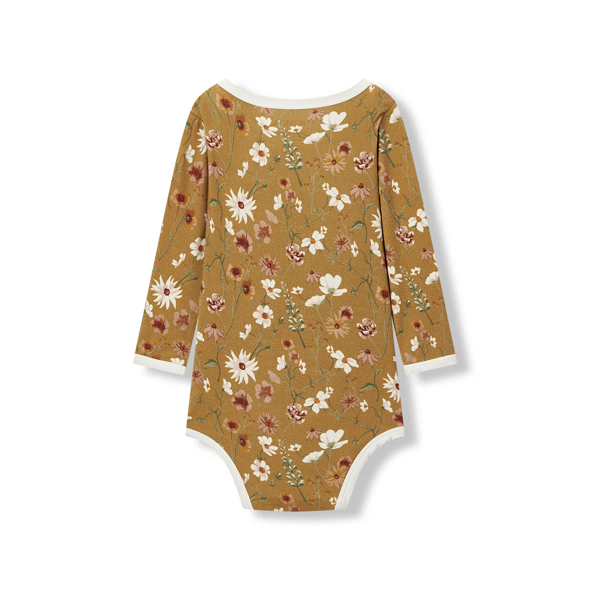 Milkbarn Wildflower Luxe Stretch Long Sleeve One Piece