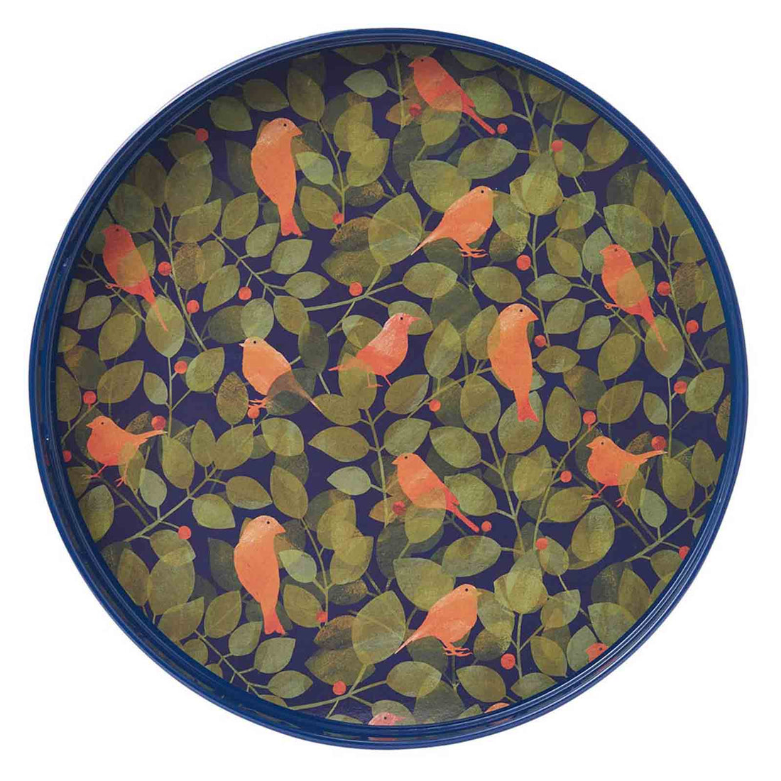 Finches Round Tray