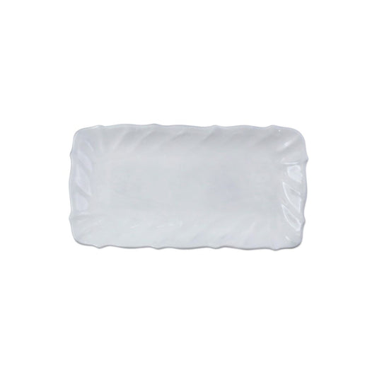 VIETRI Incanto Ruffle Rectangular Tray