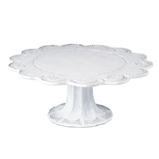 VIETRI Incanto Lace Large Cake Stand