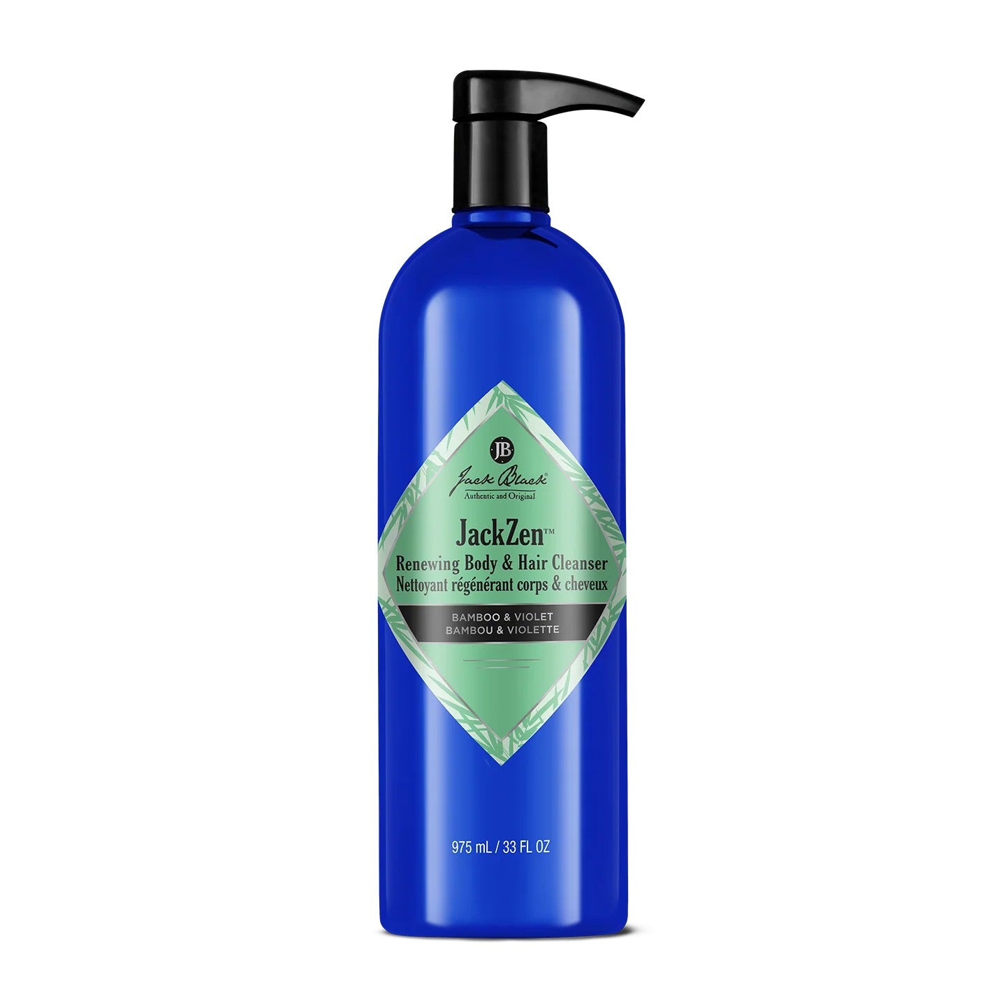 Jack Black JackZen Renewing Body & Hair Cleanser: Bamboo & Violet