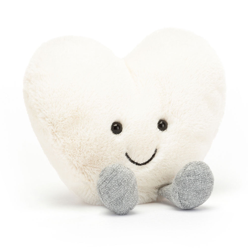 Jellycat Amuseables Cream Heart Small