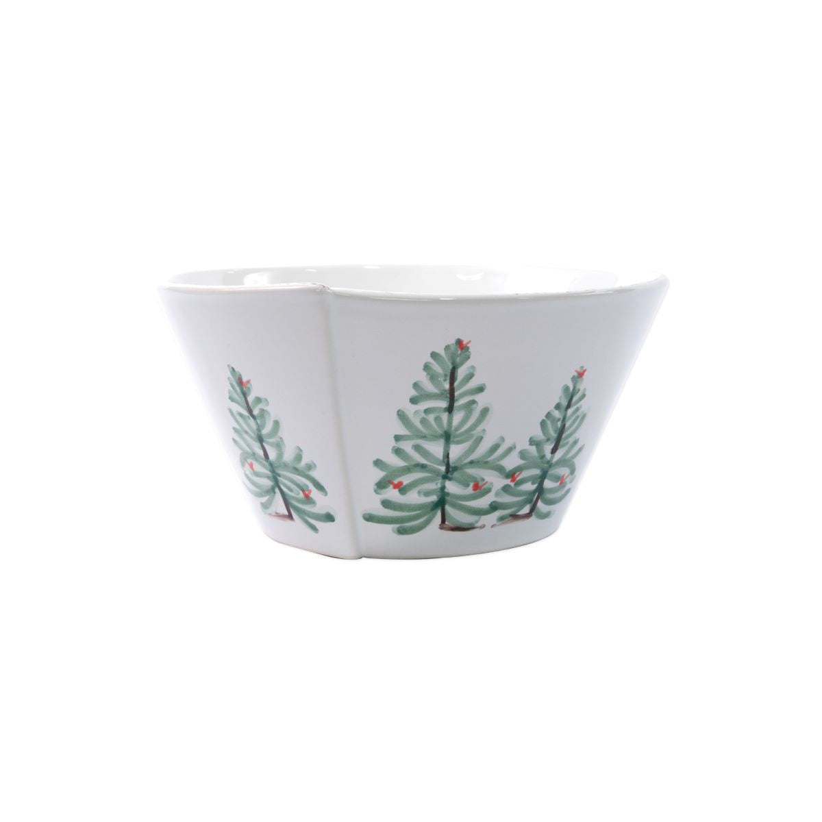 VIETRI Lastra Holiday Medium Stacking Serving Bowl