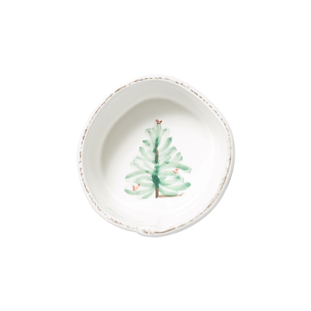 VIETRI Lastra Holiday Condiment Bowl