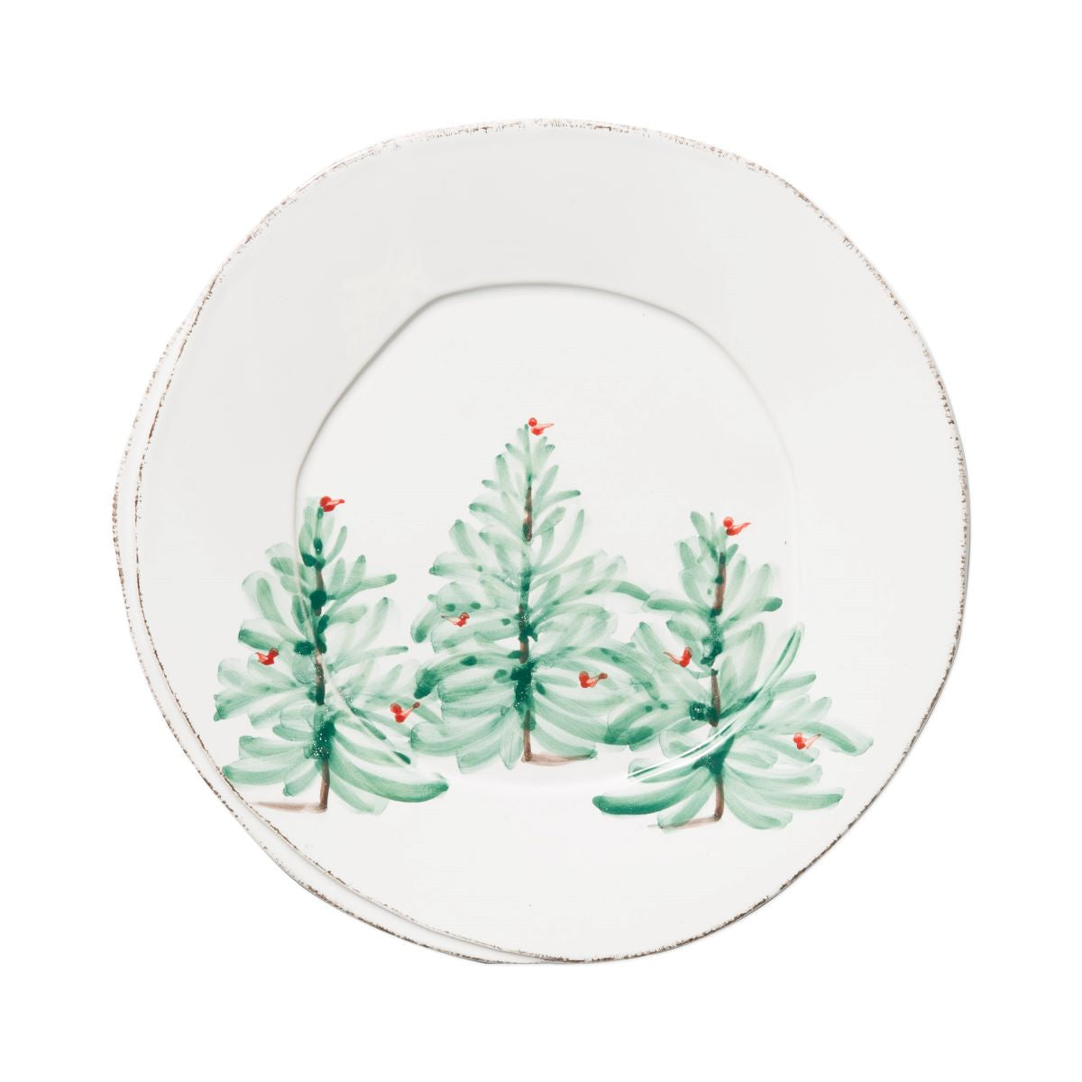 VIETRI Lastra Holiday European Dinner Plate