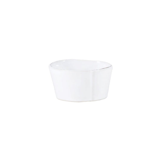 VIETRI Lastra White Condiment Bowl