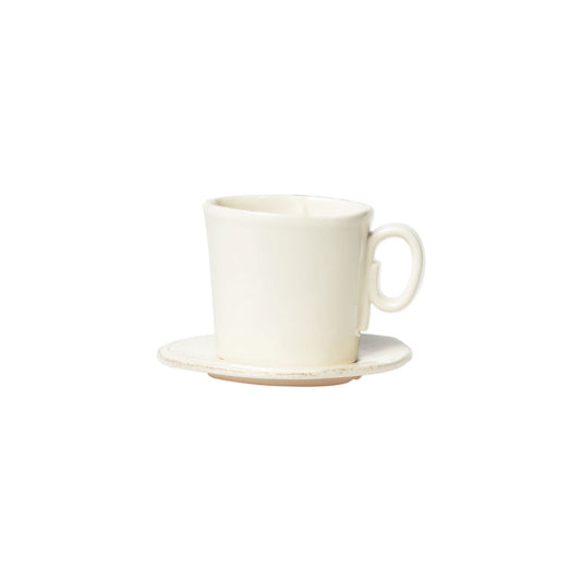 VIETRI Lastra Linen Espresso Cup & Saucer