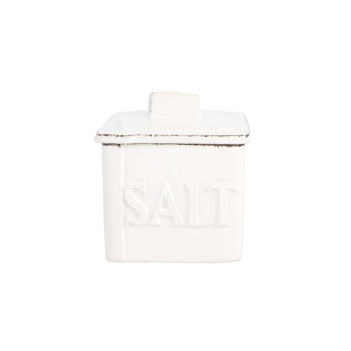 VIETRI Lastra White Salt Cellar