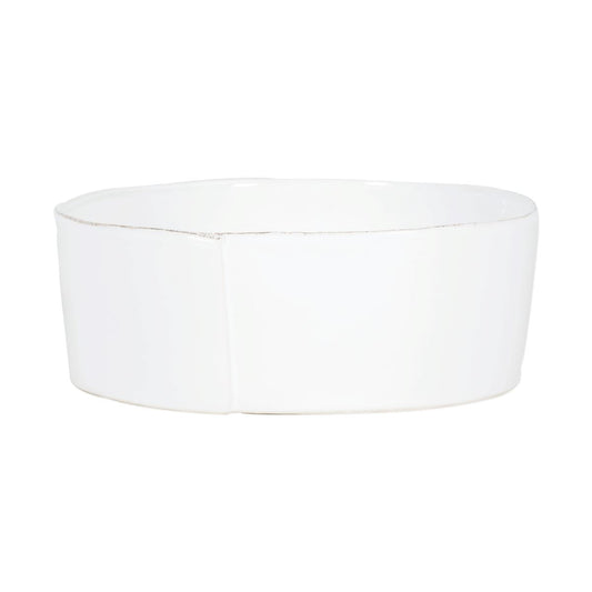 VIETRI Lastra White Large Serving Bowl