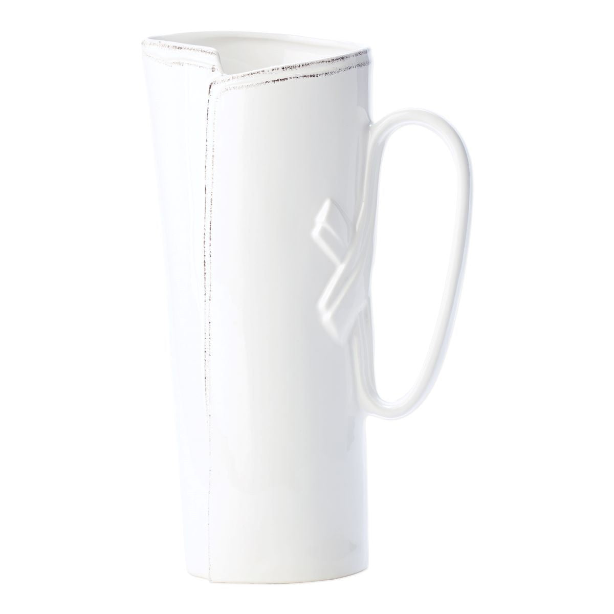 VIETRI Lastra White Tavern Pitcher