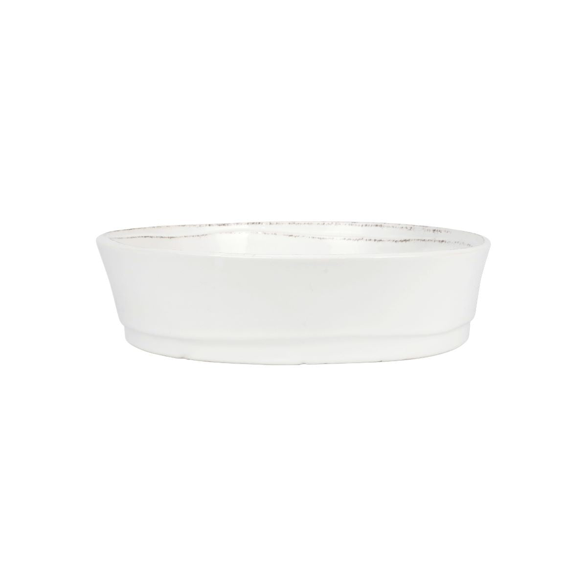 VIETRI Lastra White Pie Dish