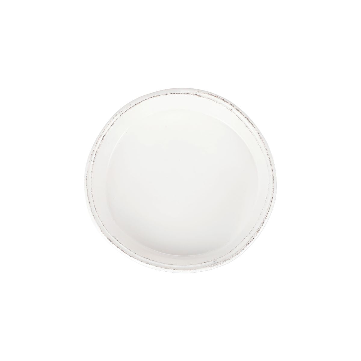VIETRI Lastra White Pie Dish