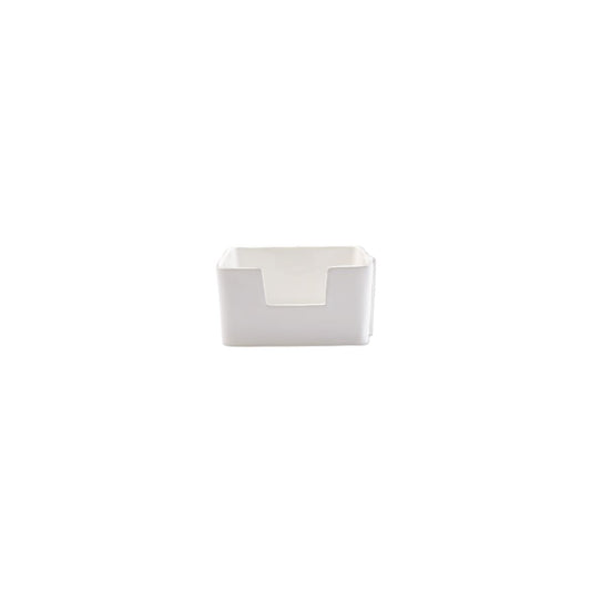 VIETRI Lastra White Cocktail Napkin Holder