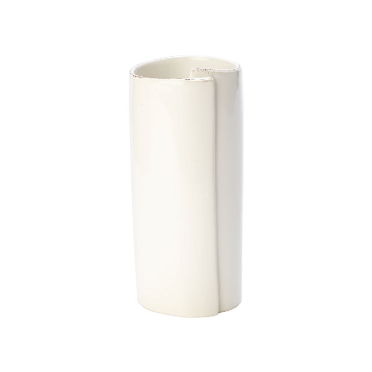 VIETRI Lastra White Large Vase