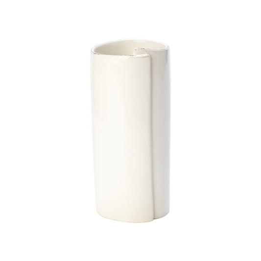 VIETRI Lastra White Large Vase