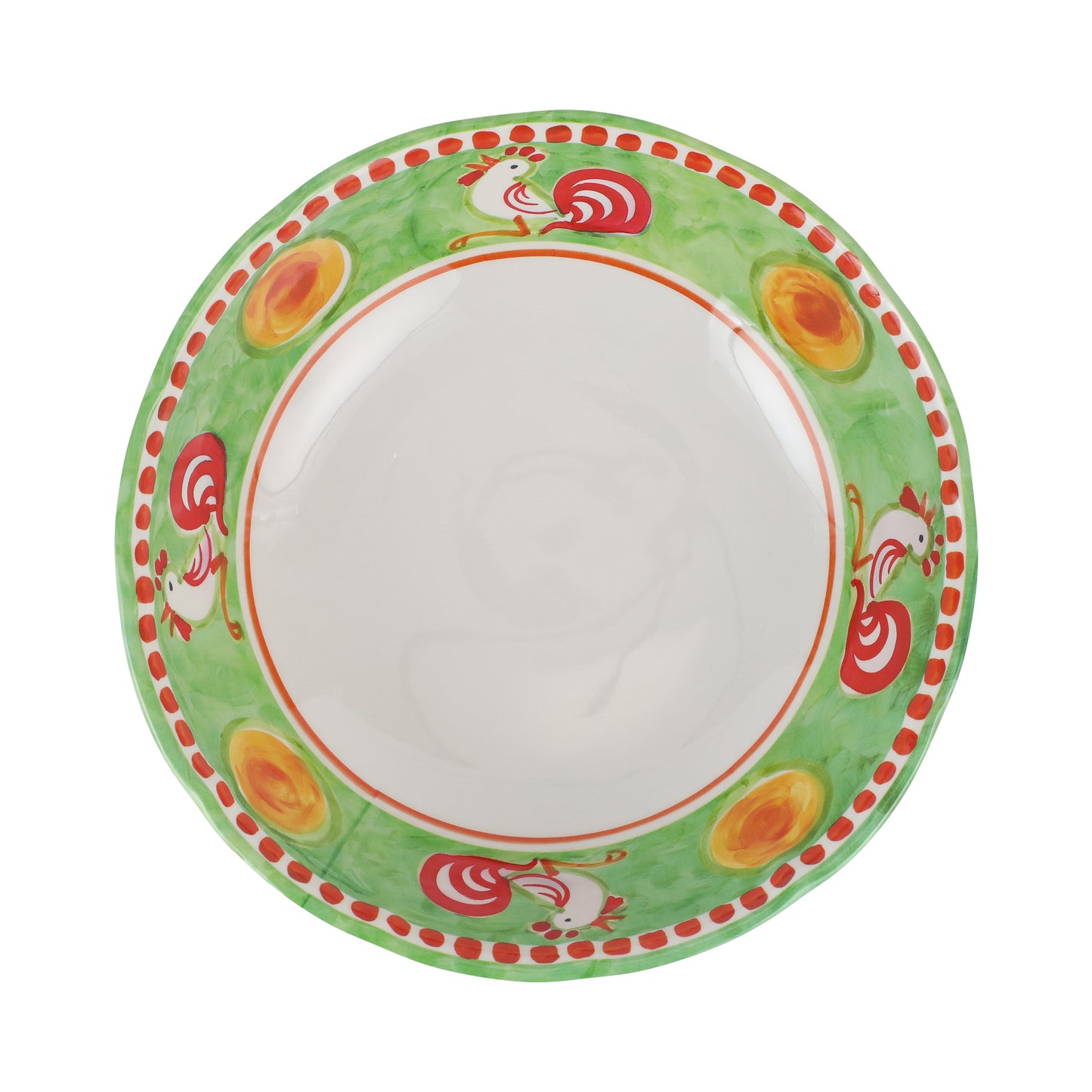 VIETRI Melamine Campagna Gallina Large Serving Bowl