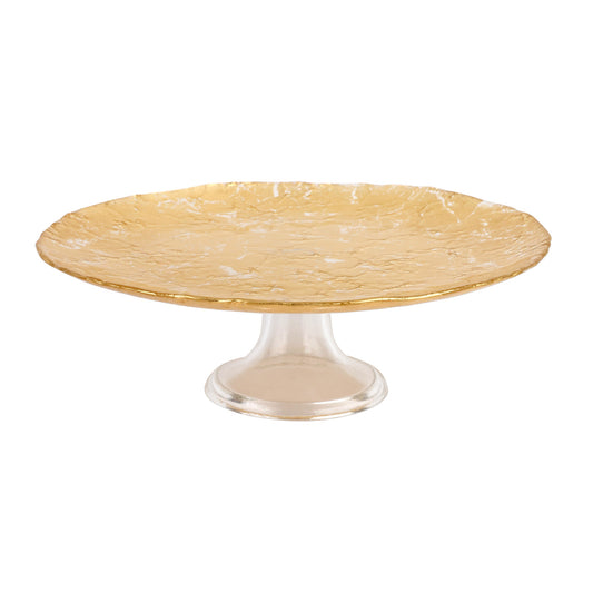 VIETRI Moon Glass Cake Stand
