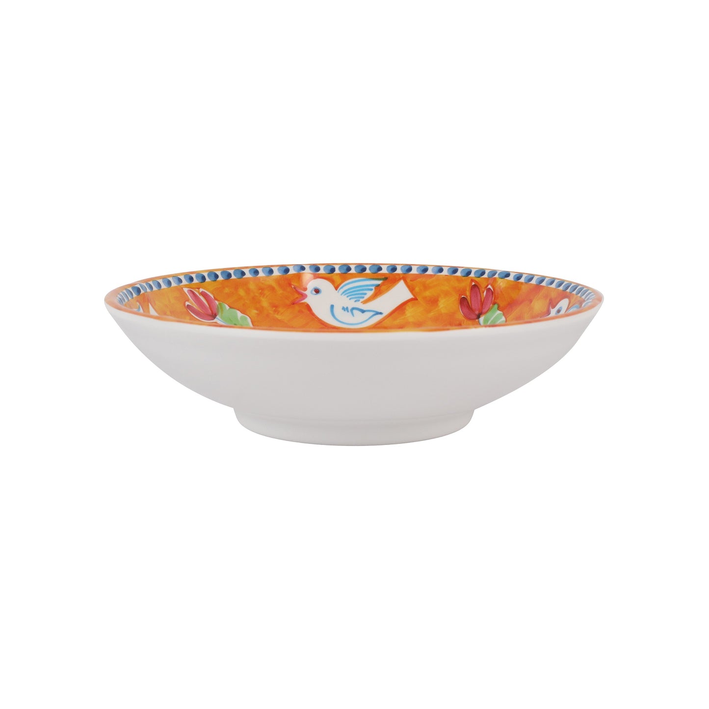 VIETRI Melamine Campagna Uccello Pasta Bowl