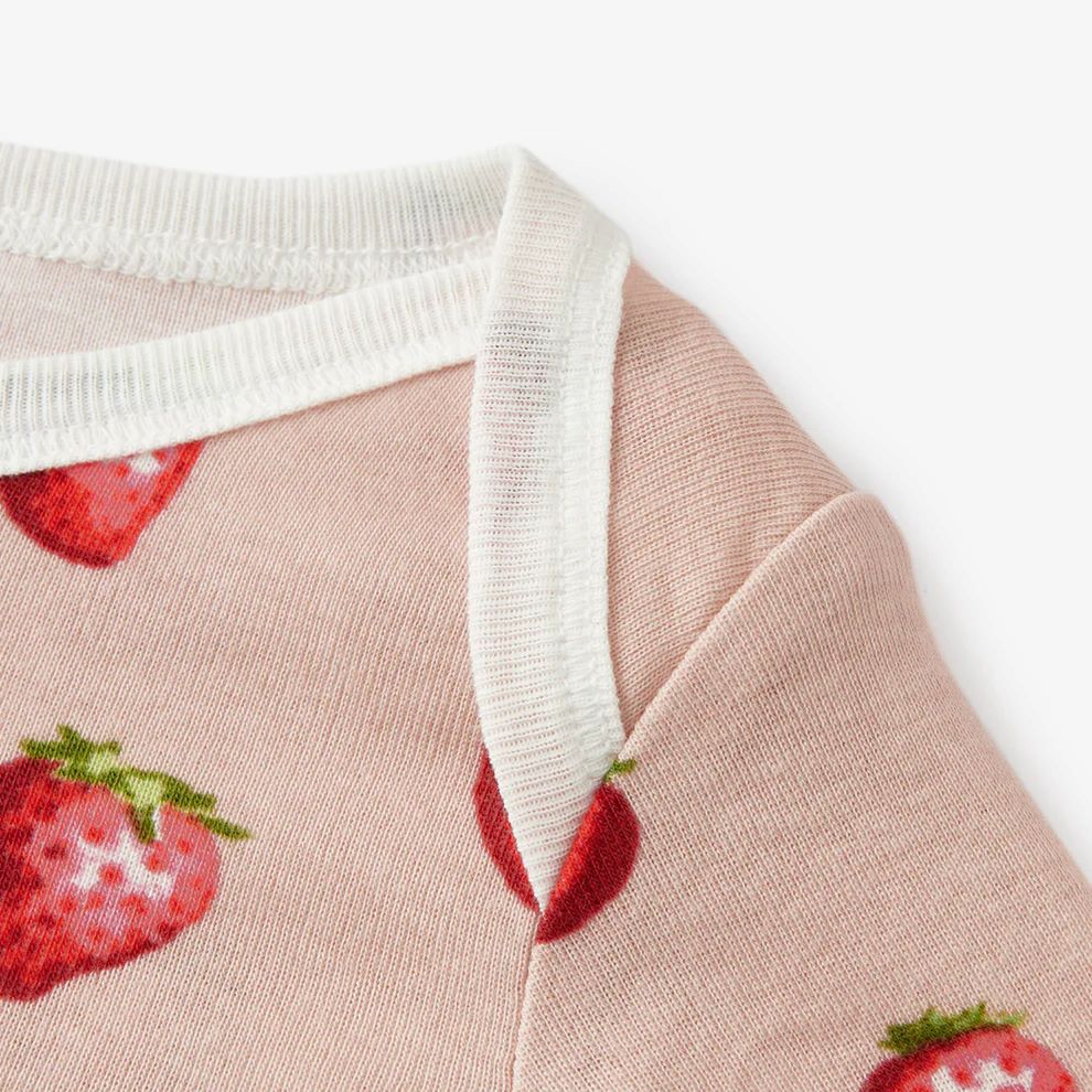 Milkbarn Strawberry Organic Cotton One Piece