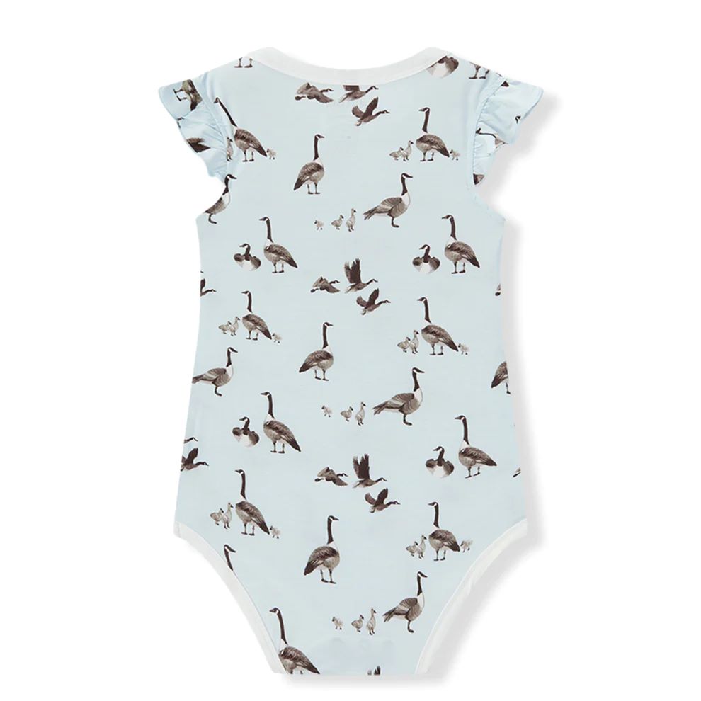 Milkbarn Goose Luxe Stretch Ruffle One Piece