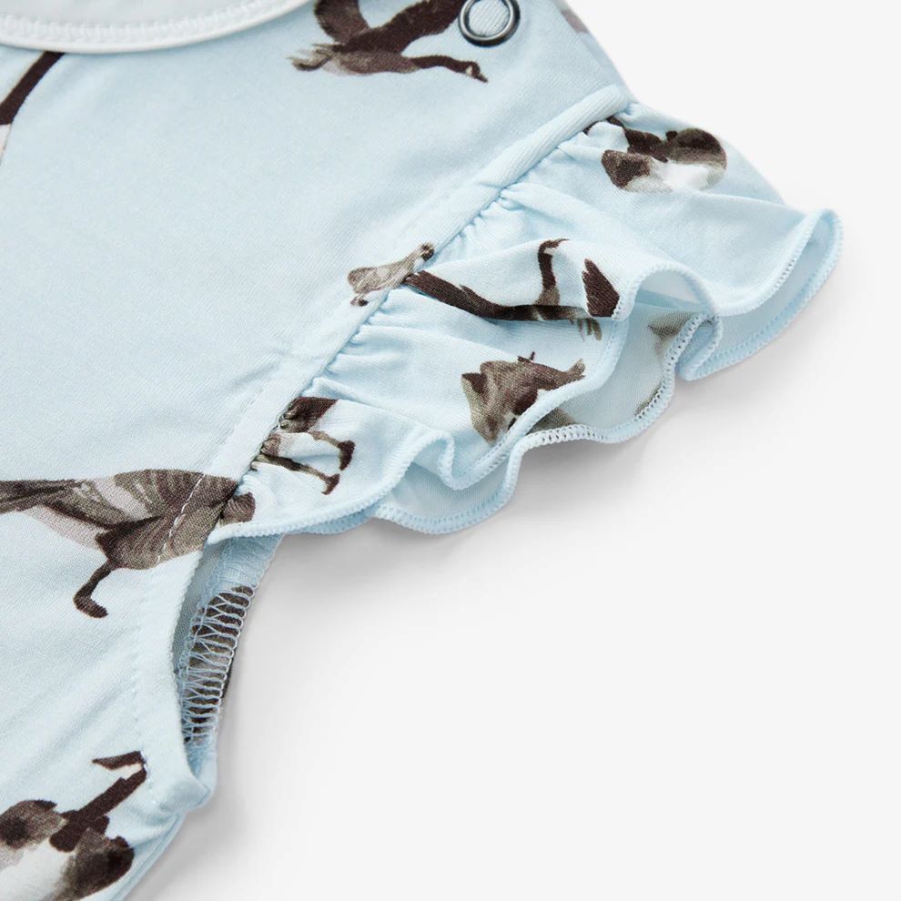 Milkbarn Goose Luxe Stretch Ruffle One Piece