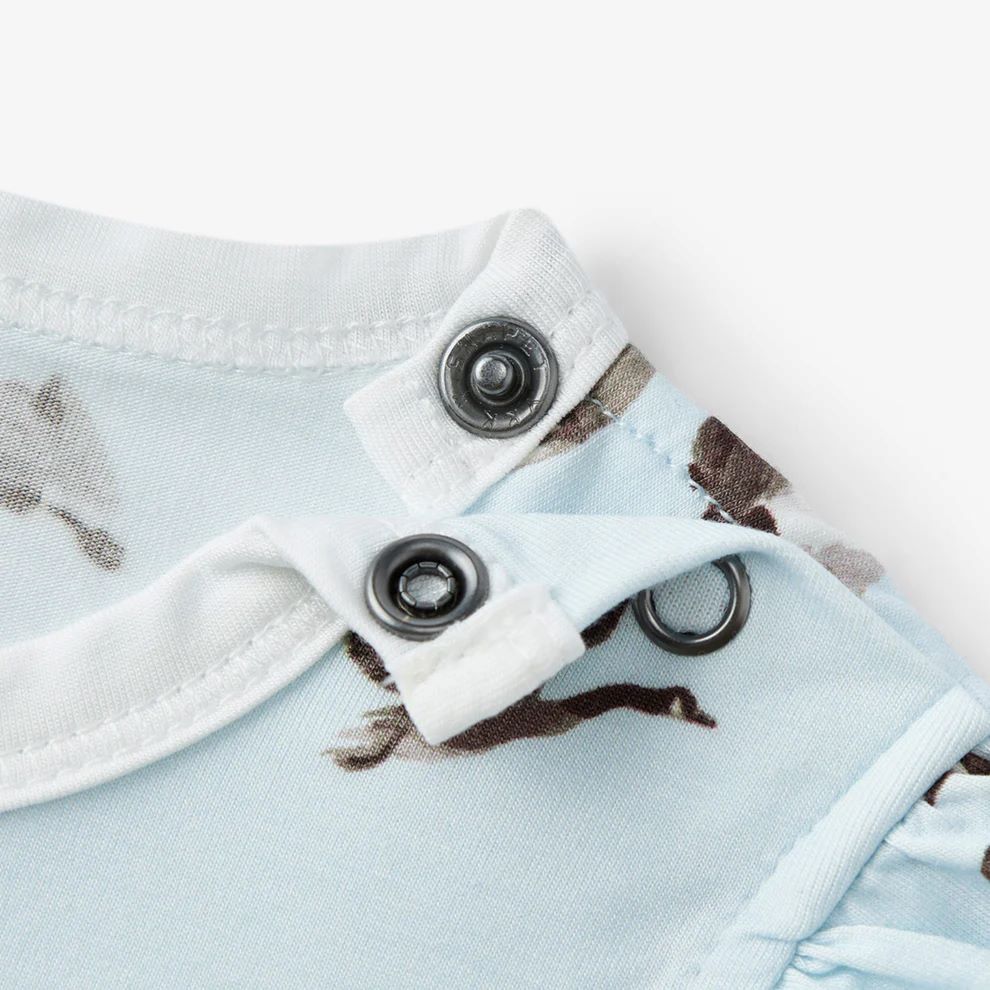 Milkbarn Goose Luxe Stretch Ruffle One Piece