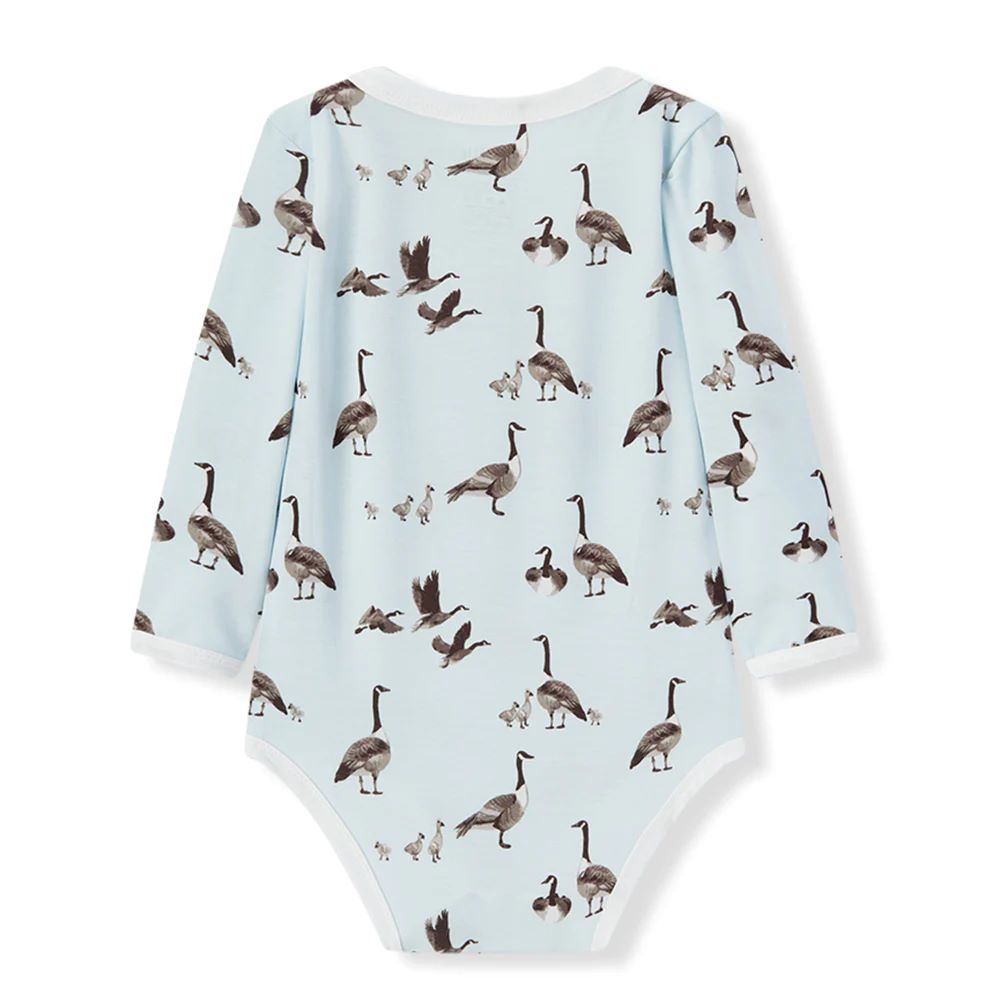 Milkbarn Goose Luxe Stretch Long Sleeve One Piece