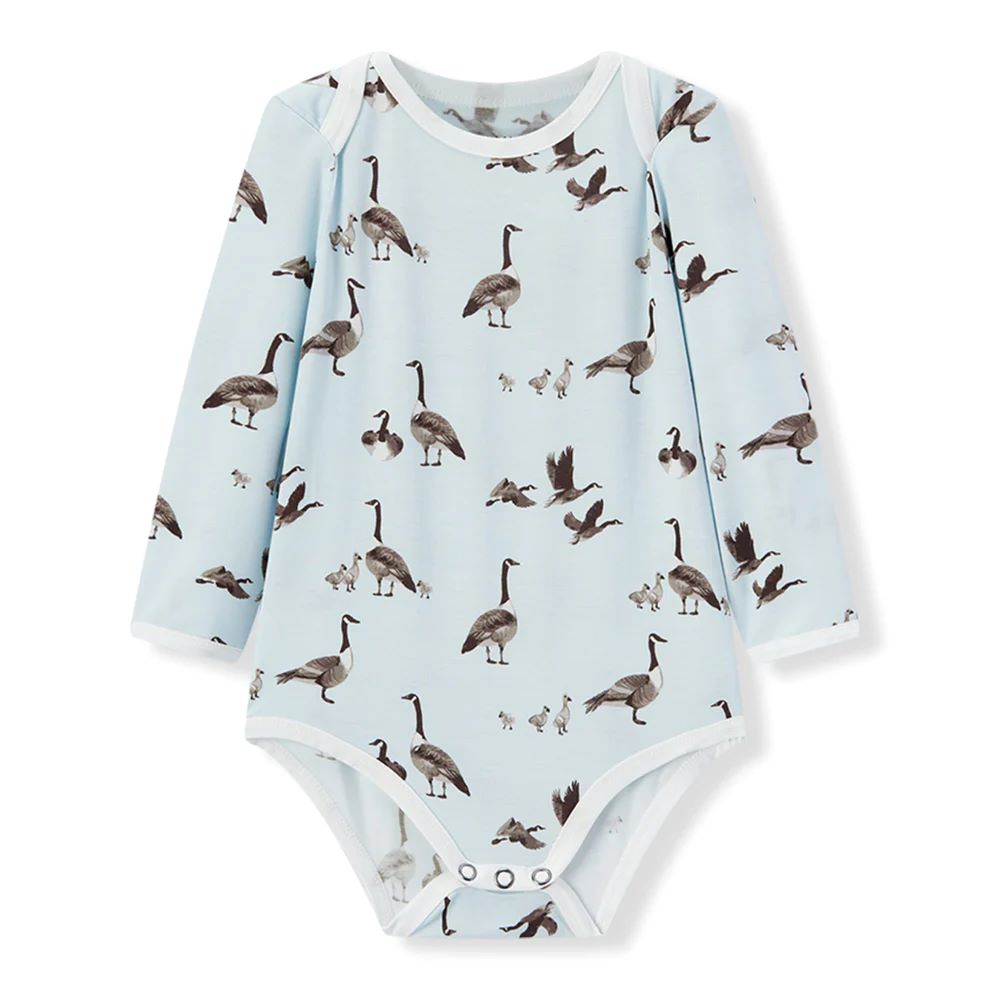Milkbarn Goose Luxe Stretch Long Sleeve One Piece