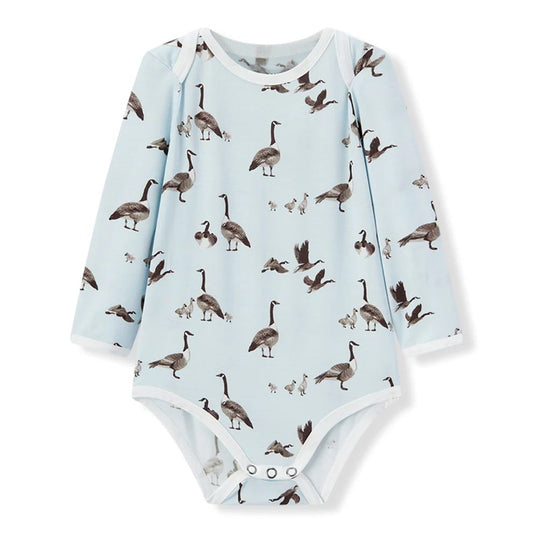 Milkbarn Goose Luxe Stretch Long Sleeve One Piece