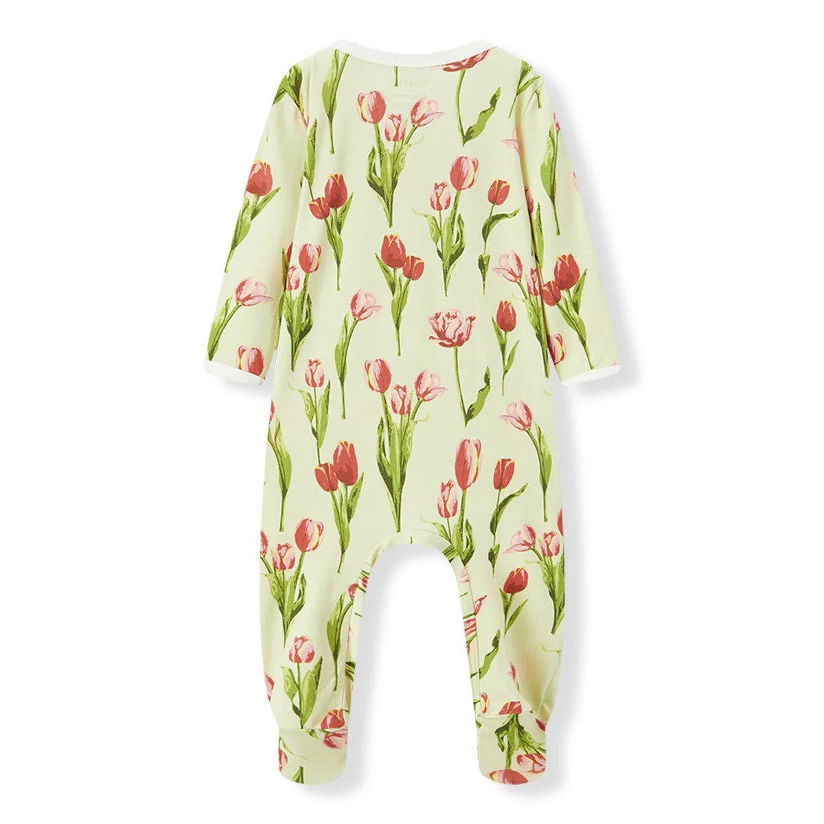 Milkbarn Luxe Stretch Zipper Footed Romper