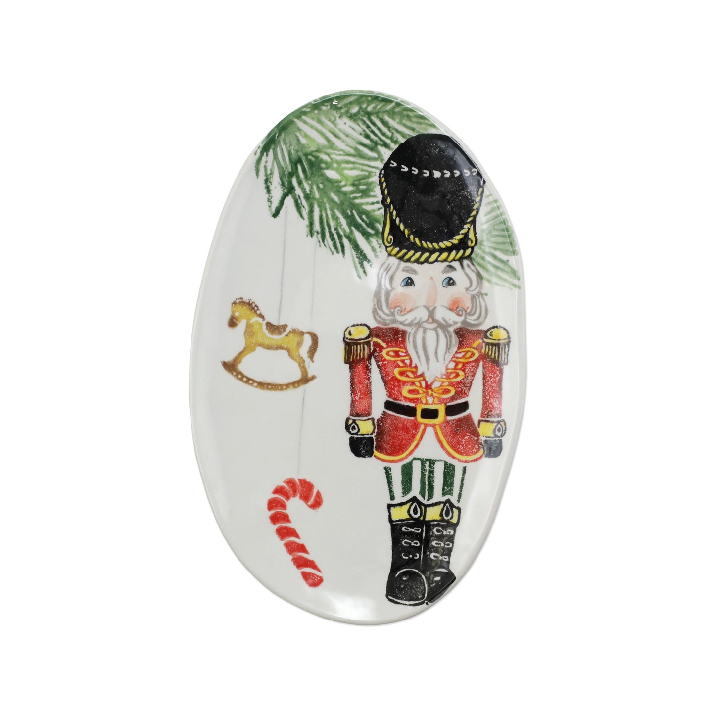 VIETRI Nutcrackers Small Oval Platter