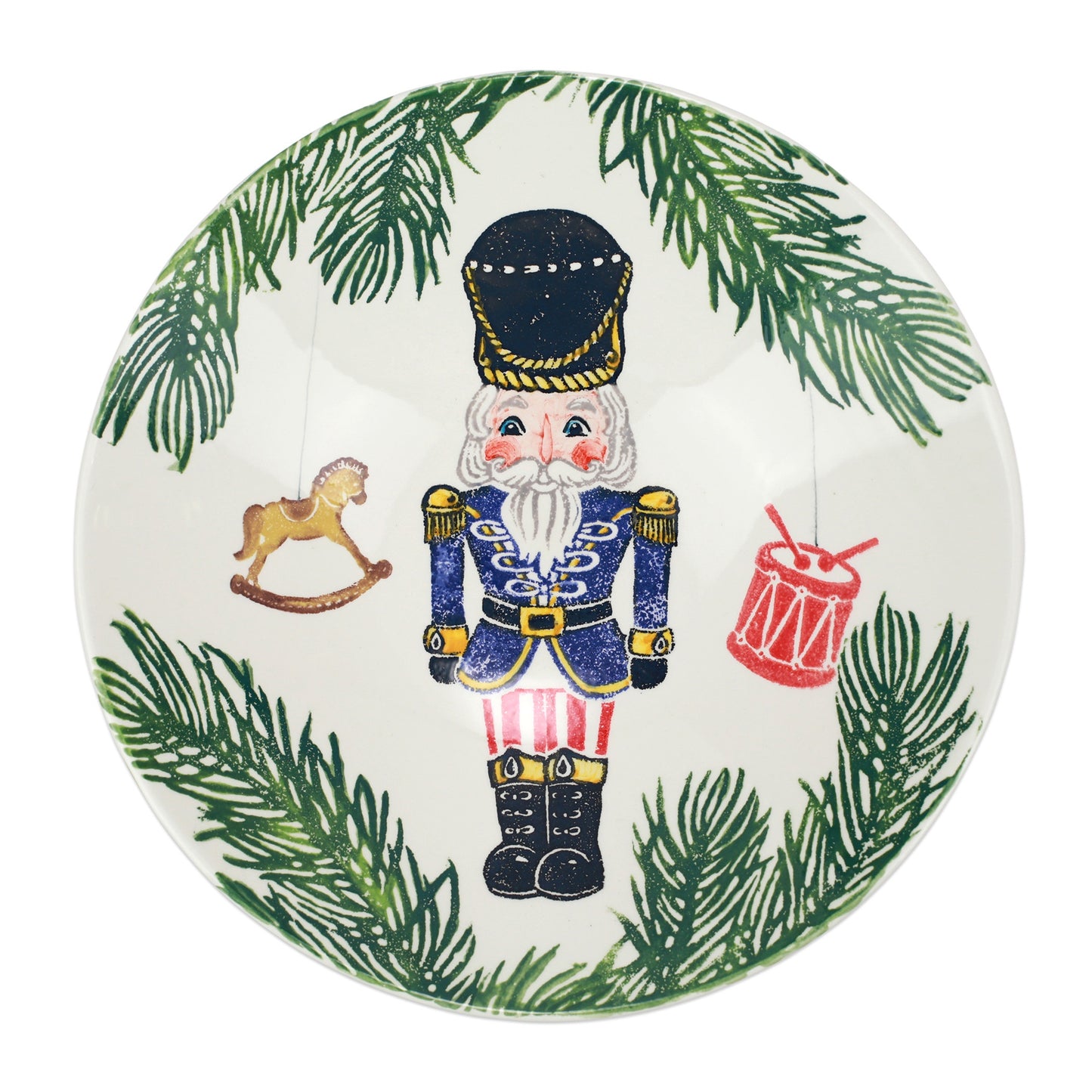 VIETRI Nutcrackers Large Serving Bowl