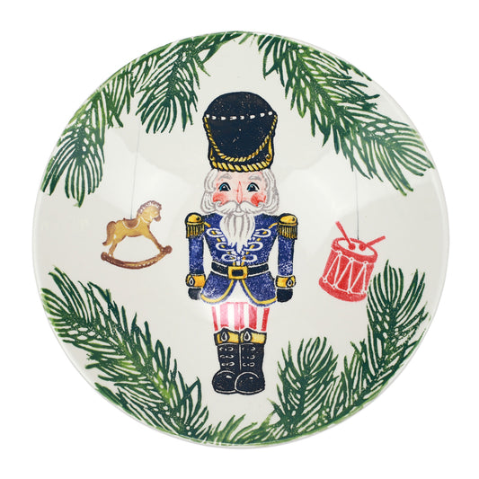 VIETRI Nutcrackers Large Serving Bowl