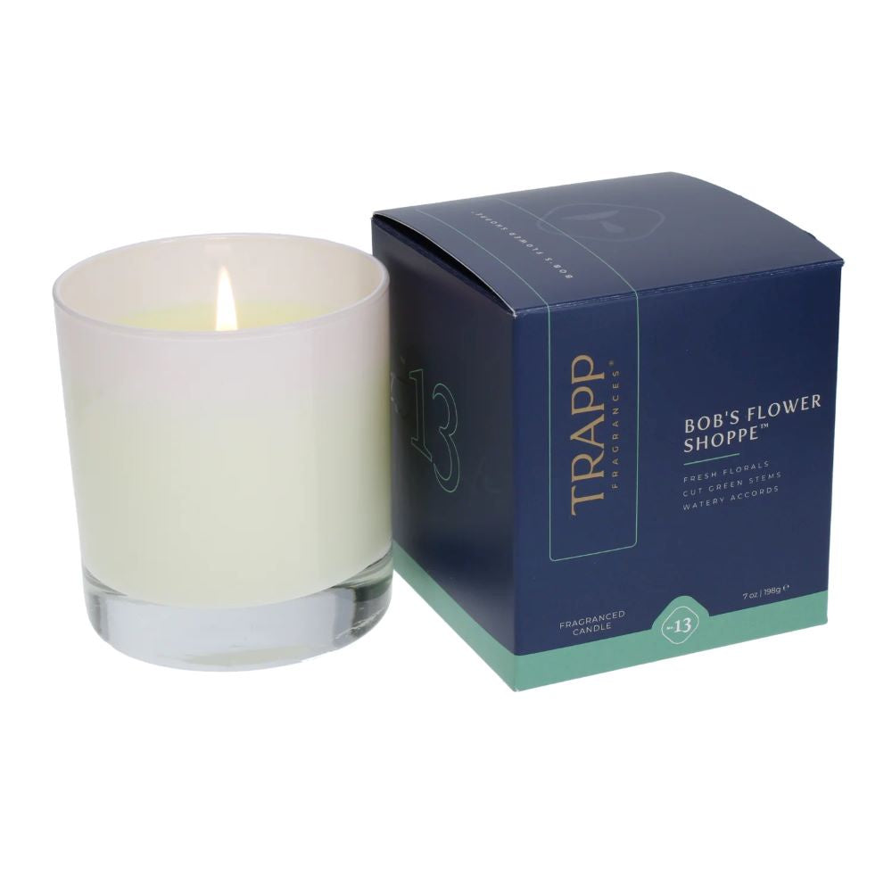 Trapp No. 13 Bob’s Flower Shoppe Candle in Signature Box