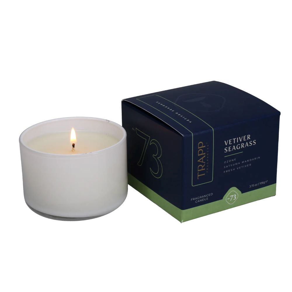 Trapp No. 73 Vetiver Seagrass Small Poured Candle