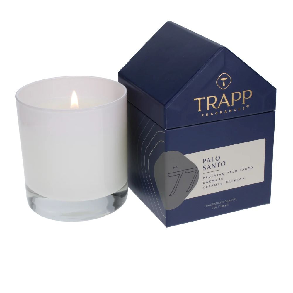 Trapp No. 77 Palo Santo Candle in House Box