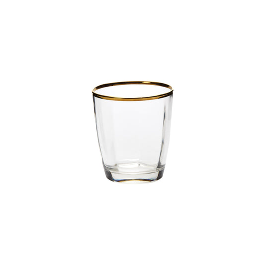 VIETRI Optical Gold Double Old Fashioned