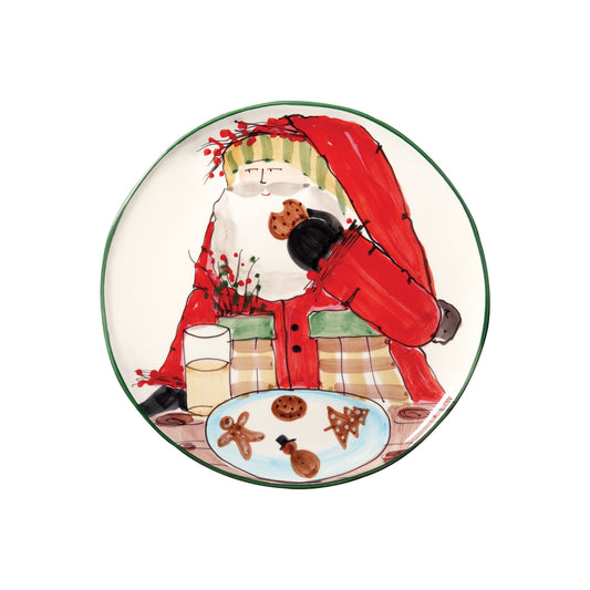 VIETRI Old St. Nick Cookie Plate
