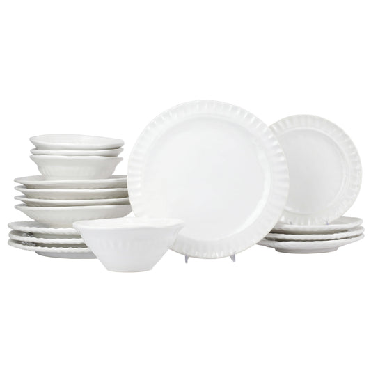 VIETRI Pietra Serena Sixteen-Piece Place Setting