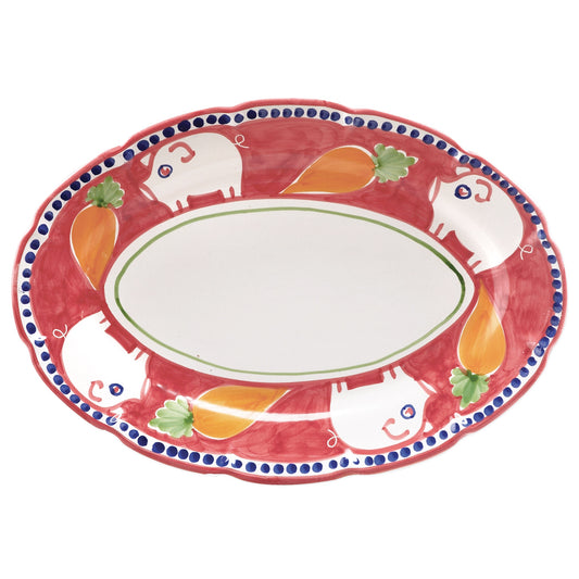 VIETRI Campagna Porco Oval Platter
