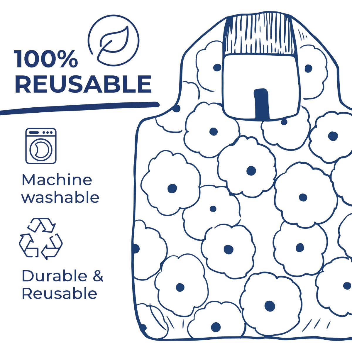 Reusable Shopping Bag with Pouch